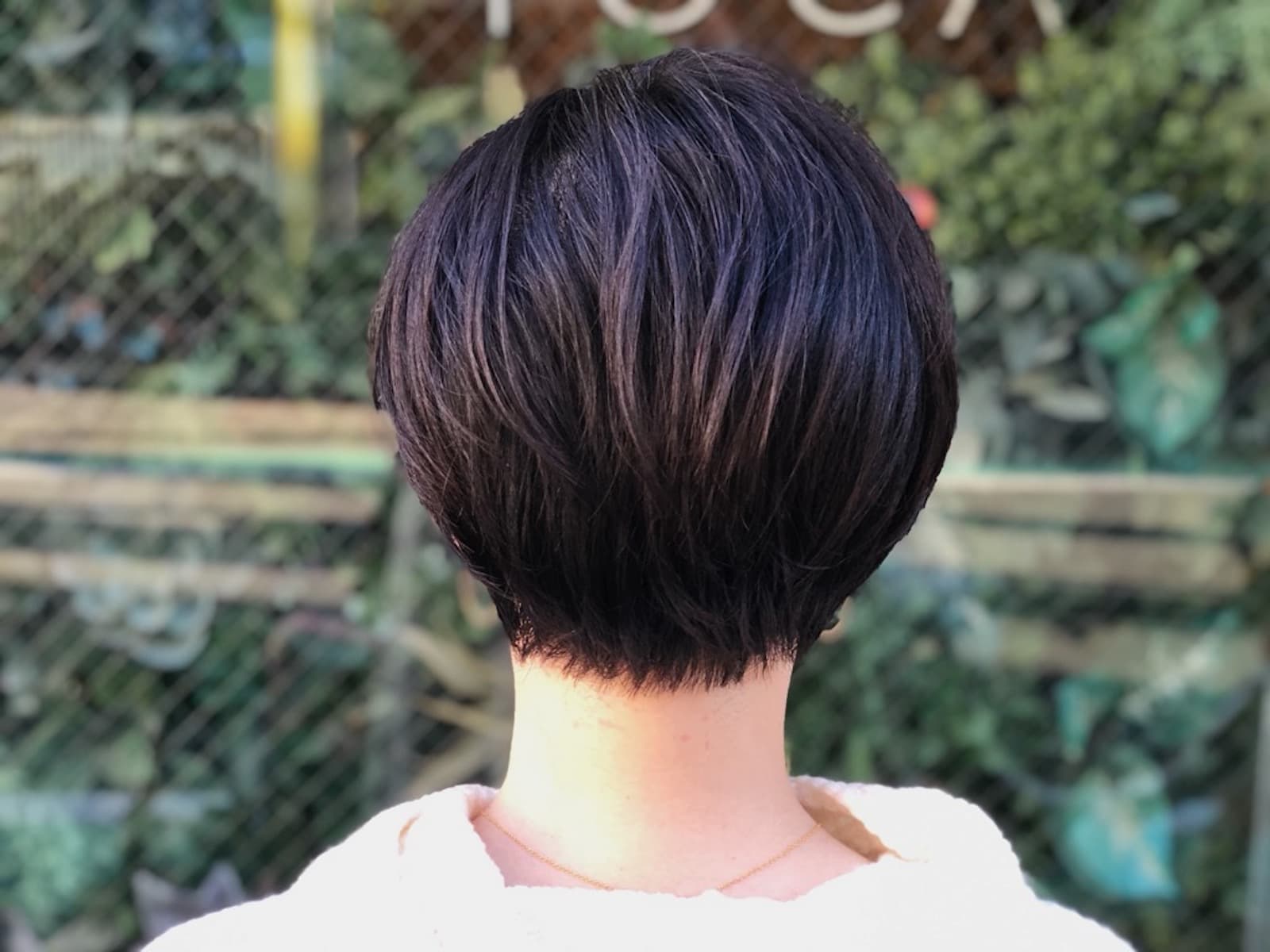 伸ばしかけのボブスタイル