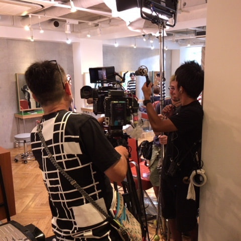 ドラマの撮影現場