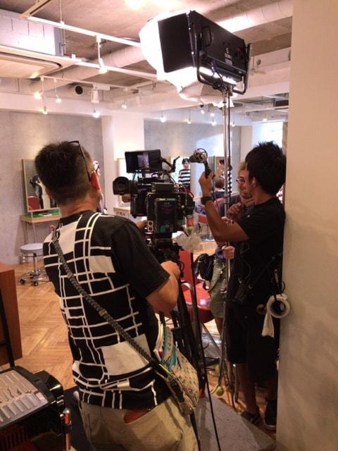 ドラマの撮影現場