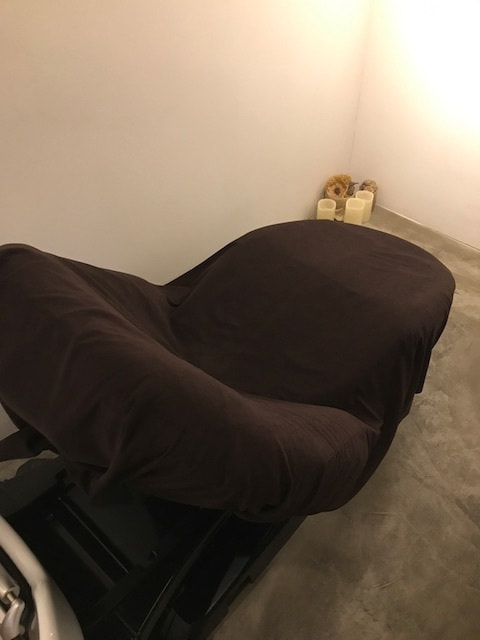 暖かくなるシャンプー台