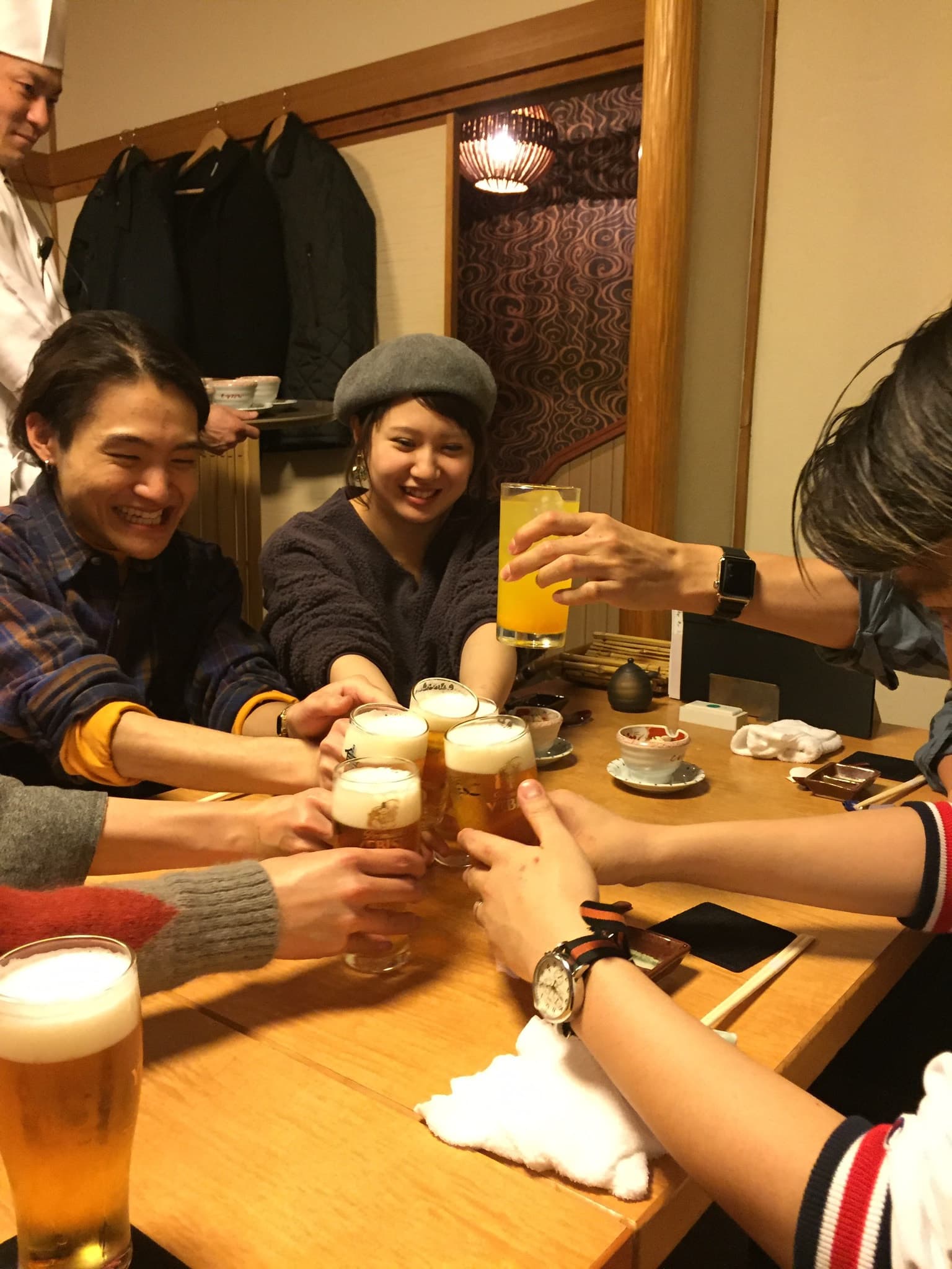 TOCAスタッフの乾杯