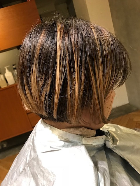 カラーをする前の状態