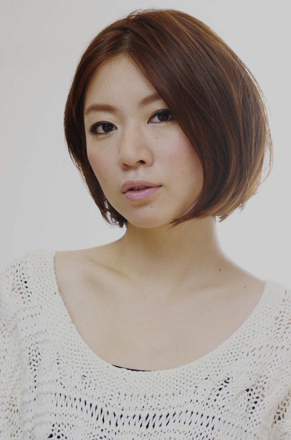 前下がりボブスタイル